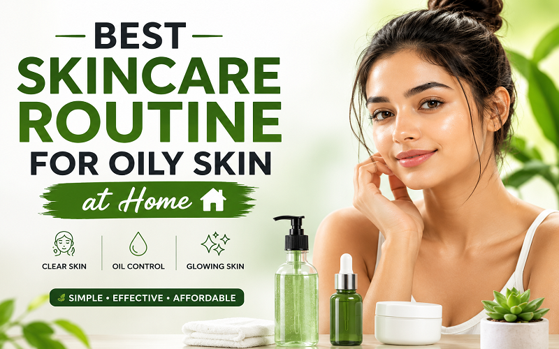 Oily skin care routine