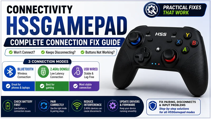Connectivity HSSGamepad Fix Guide